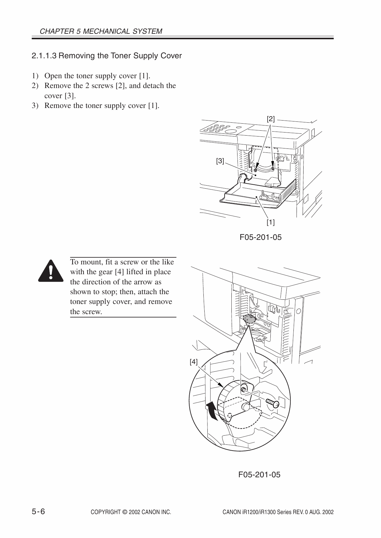 Canon imageRUNNER-iR 1200 1300 Service Manual-5